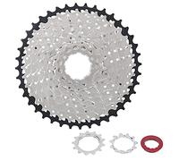 Baxnore Casseta de bicicleta de 10 velocidades Flywheel Ligero duradero 11 36T Road Mountain Bicycle Freewheel Material de acero de alta resistencia para bicicletas de montaña y bi