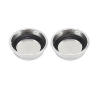 Baxnore Cesta de filtro, cesta de portafilter de acero inoxidable para máquinas de café semiautomáticas, filtro de café reutilizable con agujeros finos accesorios barista
