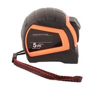 Baxnore Cinta métrica de acero profesional 5M 16FT Bloqueo automático Acabado mate Caja de ABS de precisión de 1MM Básculas imperiales métricas para carpintería Construcción DIY