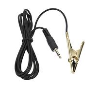 Baxnore Clip de recogida de audio Clip de recogida de micrófono de instrumento universal de metal de 3,5 mm con almohadilla de esponja para guitarra de violín Material de hierro du (1,5 m/4,9 pies)