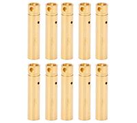 Baxnore Conectores de Bala de Banano Plateado de plátano Puro de 4 mm Femenino Accesorios de medición electrónica de Alto Rendimiento Estable Duradero para Equipos de Laboratorio y