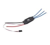 Baxnore Controlador de velocidad electrónico ESC sin escobillas Grado profesional Potencia unidireccional Alto rendimiento RC Barco Hélice subacuática Motor Control de velocidad 20 (30A)