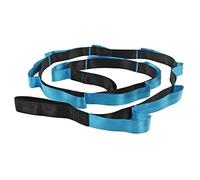 Baxnore Correa elástica para yoga de primera calidad, banda elástica para ejercicios para entrenamiento de flexibilidad, entrenamiento en casa, pilates y rehabilitación, correas de (Azul)