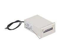Baxnore CSK6 NKW Contador de pulso electromagnético de 6 dígitos Contador de grado industrial preciso de alta velocidad para maquinaria Minería Textil Montaje en panel Plástico (CC 24 V)