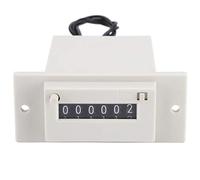 Baxnore CSK6 YKW Contador electromagnético Contador de pulso electrónico de 6 dígitos Grabación precisa de alta velocidad para escenarios industriales y de fabricación Montaje en p (12 V CC.)