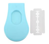 Baxnore Cuchillas profesionales para pan, herramienta de puntuación, cuchillo cortador de masa ergonómico para hornear masa madre artesanal, plástico ABS con 5 cuchillas de repuesto (Azul)