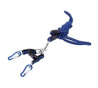 Baxnore Cuerda de tracción para coche RC, nailon resistente, aleación de aluminio, modelo de línea de remolque con gancho para Hpi Baja 5B 5T 5SC LOSI 5 IA-T DBXL rojo verde 126cm (Azul)