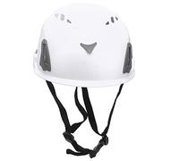 Baxnore D8 Casco de Escalada en Roca Protector de Cabeza de Seguridad para Exteriores Casco Ajustable para montañismo Material PP EPP Casco Protector liviano con Ajuste de Perilla (Blanca)