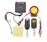 Baxnore de Alarma de Motocicleta de 1 vía Dispositivo de Seguridad antirrobo de 12 V con Control Remoto 4 Niveles de sensibilidad Ajuste Universal para Scooter Moto Material ABS