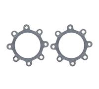 Baxnore Disco de cubo roscado Rotor de freno de aleación de aluminio Junta de orificio avellanado de 32 mm con orificios roscados M4 para robótica y mecánica Aleación de aluminio 6