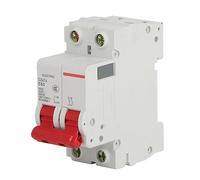 Baxnore Disyuntor en miniatura 2P Montaje en riel DIN 400V Interruptor de protección contra sobrecarga Disparo automático para distribución de energía en el hogar Iluminación resid