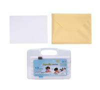 Baxnore DIY Error 2029 Kit de tarjetas de felicitación grabables por voz Grabación de 4 minutos con 12 marcadores acrílicos de colores para cumpleaños Aniversarios Bodas Navidad y