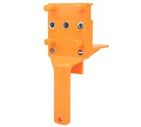 Baxnore Drill Hole Locator, ABS Plastic Dowel Locator Tool, Wear Resist Straight Hole Punch Locator, Wood Doweling Guide for Woodworking (Naranja)