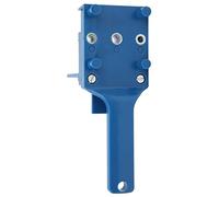 Baxnore Drill Hole Locator, ABS Plastic Dowel Locator Tool, Wear Resist Straight Hole Punch Locator, Wood Doweling Guide for Woodworking (Azul)