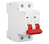 Baxnore DZ47s 63Z DC Disyuntor en miniatura 2P 32A Protector de solar fotovoltaico Aislador de circuito de montaje en riel DIN de alta capacidad para vehículos marinos y eléctrico