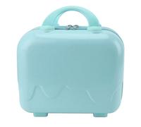Baxnore Equipaje de Mano de Viaje pequeño de 14 Pulgadas Maleta de Mano Estuche rígido Bolsa de Cabina Liviana aprobada por aerolínea con pies Antideslizantes Gran Capacidad para v (Azul)