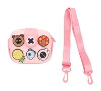Baxnore Error 2029 Funda para cámara de Dibujos Animados, Carcasa amortiguadora Multicolor, Bolso de Hombro Tipo Bandolera de Gran Capacidad para niños y niñas, Viajes al Aire libr (Rosa)