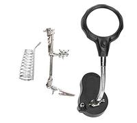 Baxnore Estación de soldadura de lupa, soporte de lupa multifuncional con lupa LED, ayuda de lupa, abrazadera de lupa para la reparación de soldadura