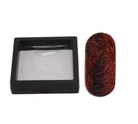 Baxnore Finger Fidget Slider Alivio del estrés de Madera para la Ansiedad TDAH Focus Padauk Madera Juego de descompresión portátil Oficina Hogar Regalo de Viaje (Impresión de Shannan)