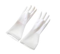 Baxnore Guantes de limpieza de goma Guantes para lavavajillas de cocina reutilizables de primera calidad con agarre antideslizante para lavar platos Limpieza de verduras Baño Tarea (yo)