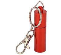 Baxnore Herramienta Profesional para Puntas de Tacos de Billar: Punzón, raspador y Moldeador de Puntas con Llavero para Jugadores de Billar. Fabricada en aleación de Aluminio y Ace (Roja)