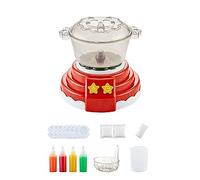 Baxnore Hot Pot Maker Juguetes de Cocina Simulación Burbuja Luz de Sonido DIY Juguetes de Cocina para niñas niños Regalo de cumpleaños Material plástico Seguro Que Incluye 4 botell (Roja)