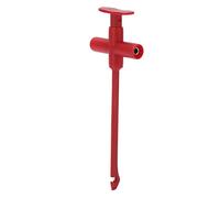 Baxnore J30022 4 mm Banana Jack Pinza de sonda de prueba de punción Herramienta de diagnóstico eléctrico automotriz para multímetro Prueba de circuito de voltaje Construcción de ac (Roja)