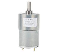 Baxnore JGB37 3530 Motores de engranajes Desgaste autoblocante Eje turbo reductor para abridor de puerta DC12V 80RPM Material de cobre Diseño de eje de salida ultracorto