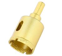 Baxnore Juego de 5 brocas de diamante para sierra de corona, de grado profesional, de 32 mm, para granito, baldosas, cerámica, hormigón, mármol, perforación, construcción soldada d