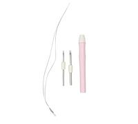 Baxnore Juego de agujas de punzonado ajustables de 5 mm, 3,5 mm y 2 mm, herramienta para bordar con mango cómodo para proyectos de manualidades, fabricación de alfombras y decoraci