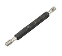 Baxnore Juego de calibre de tapón de rosca de acero profesional Herramienta de medición de precisión para maquinistas Ingenieros Mecánicos Construcción de acero para rodamientos Ta (M5*0,8)