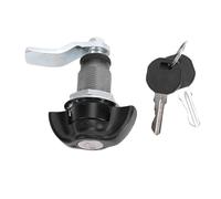Baxnore Juego de cerraduras de leva operadas con el pulgar Cerradura de cajón de gabinete de metal resistente con 2 llaves Solución de almacenamiento de seguridad para cajones de g