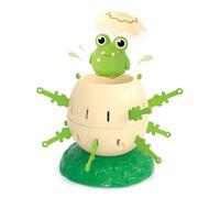 Baxnore Juego de Cubo de Animales de Escritorio, eyección de puñalada, Alivio del estrés, Juego Divertido Interactivo para Fiesta Familiar, portátil de plástico Duradero (Verde)