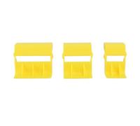 Baxnore Juego de dispensador de cinta compacto de 3 piezas, dispensador de cinta adhesiva profesional de mano con guía de corte para el hogar, oficina, soporte de cinta de plástico