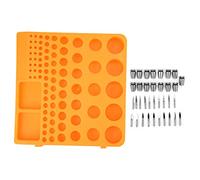 Baxnore Juego de mandril de pinza ER11 Kit de fresa de grabado CNC con caja de almacenamiento 15 mandriles ER11 20 cuchillos puntiagudos para cobre Acero inoxidable Acero aleado Ac