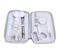 Baxnore Juego de tijeras para tela, tijeras de costura, tijeras de sastre, kit de herramientas de corte de tela premium con regla, agujas de perlas, descosedor para manualidades, s