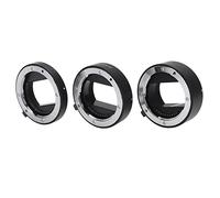 Baxnore Juego de Tubos de extensión Macro Anillo Adaptador de Enfoque automático 10 mm 16 mm 21 mm para Lentes con Montura E Fotografía de Primeros Planos Aleación de Aluminio Acce