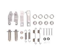 Baxnore Kit de accesorios de freno de estacionamiento de acero inoxidable X4229 Reemplazo directo para C2 C3 1965 1982 Lado izquierdo derecho Juego completo de clips de resorte de