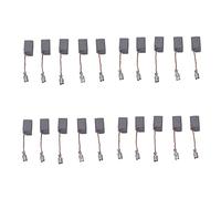 Baxnore Kit de cepillo de carbono para taladro manual eléctrico de cobre de alta resistencia de 20 piezas para secador de pelo en ángulo, mezclador, máquina cortadora, piezas de re