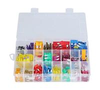 Baxnore Kit de coche de 300 piezas, juego de repuesto PES mediano y pequeño para automóvil con clip de 32V para protección y mantenimiento del eléctrico del vehículo