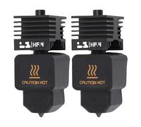 Baxnore Kit de hotend de extrusora de impresora 3D, 2 piezas de alto flujo, aumento de velocidad del 62,5%, hotend de metal para H2D H2D Combo A1 A1 Mini boquilla de acero endureci