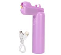 Baxnore Kit de pulverizador de aerógrafo eléctrico recargable con USB C, aerógrafo marcador portátil de mano para niños, pintura artística, manualidades, plástico ABS, tamaño de 15 (Púrpura)