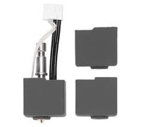 Baxnore Kit Hotend para impresora 3D de alto rendimiento con boquilla de latón de liberación rápida para impresoras S1 Combo Pro Construcción totalmente metálica Alta temperatura (Boquilla de 0,6 mm)