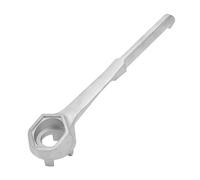 Baxnore Llave de tambor, herramienta de abridor ligero de aluminio, ajuste Universal para tambores de 10, 15, 20, 30, 55 galones, uso industrial doméstico, portátil y duradero