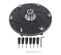 Baxnore Mandril autocentrante Longworth M33 de aleación de aluminio para carpintería, para tornos de madera, cuencos y platos, color negro. (300 milímetros)