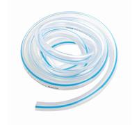 Baxnore Manguera de ordeño manguera de leche transparente PVC Grado alimento Resistente para el desgaste para la granja lechera Suministro de ganado de 3 metros de largo G3/8 Inter