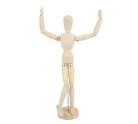 Baxnore Maniquí de madera articulado y flexible - Modelo artístico de 12 pulgadas - para dibujo, pintura, decoración del hogar y regalo creativo