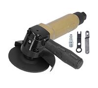 Baxnore Máquina pulidora neumática portátil con ángulo de aire de 4 pulgadas, velocidad ajustable, 11000 rpm, construcción de acero de aleación KP632 para pulido de madera y metal (Estilo