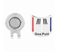 Baxnore Marcador de Pelota de Golf Accesorio de Clip para Mini Sombrero de Metal Duradero para golfistas Galvanoplastia a Prueba de óxido Regalo para Hombres y muje (Tiras de Color