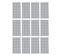 Baxnore Marcadores reflectantes 3D Puntos de seguimiento 6 mm ID 10 mm OD 600 piezas pegatinas adhesivas Alta reflectividad para control de calidad de ingeniería inversa